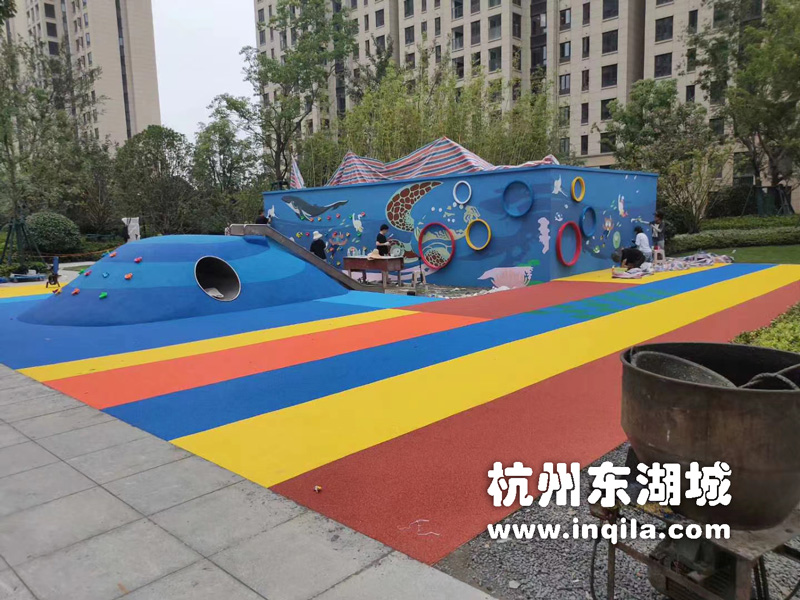 浙江杭州东湖城不锈钢滑梯钻洞竣工图