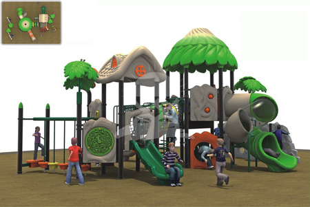 英奇利幼儿园儿童室内外大型玩具游乐设备小区公园幼儿园组合滑梯厂家YQL-D00802
