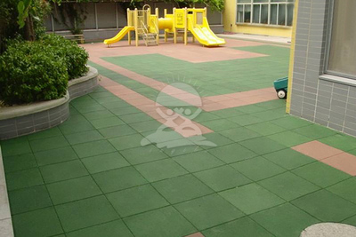 供应室外拼接塑胶安全地垫生产厂家价格YQL-D25403