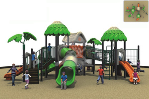 英奇利幼兒園兒童室內外大型玩具游樂設備小區公園幼兒園組合滑梯廠家YQL-D00702