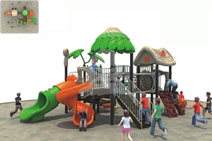 幼儿园儿童室内外大型玩具游乐设备小区公园幼儿园组合滑梯厂家YQL-D01001