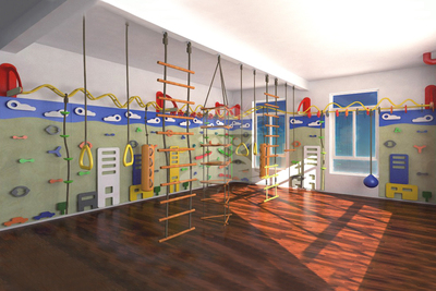 大型室内无动力游乐设施体能拓展训练攀爬墙组合设备定制价格图片YQL-13501