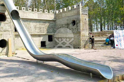 户外非标不锈钢滑梯定制生产厂家价格图片YQL-D09611不锈钢滑梯