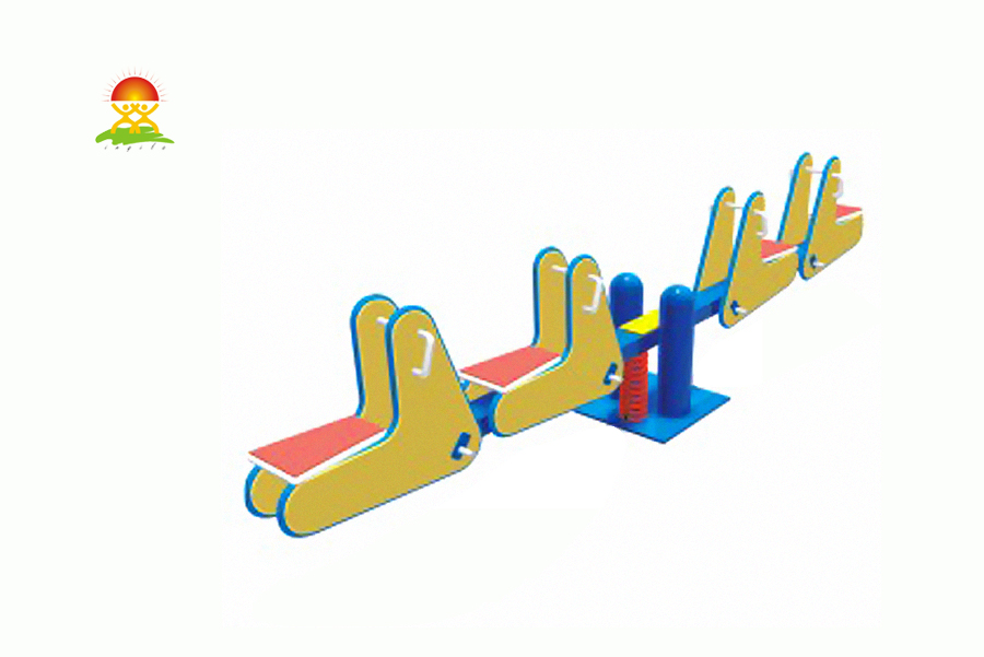 英奇利户外两人四人儿童多功能跷跷板厂家yql-d36304