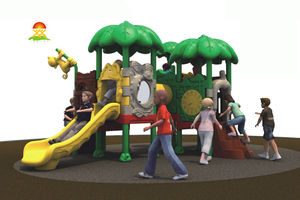 室内外儿童乐园全塑料组合滑梯玩具厂家批发价格直销YQL-D22601