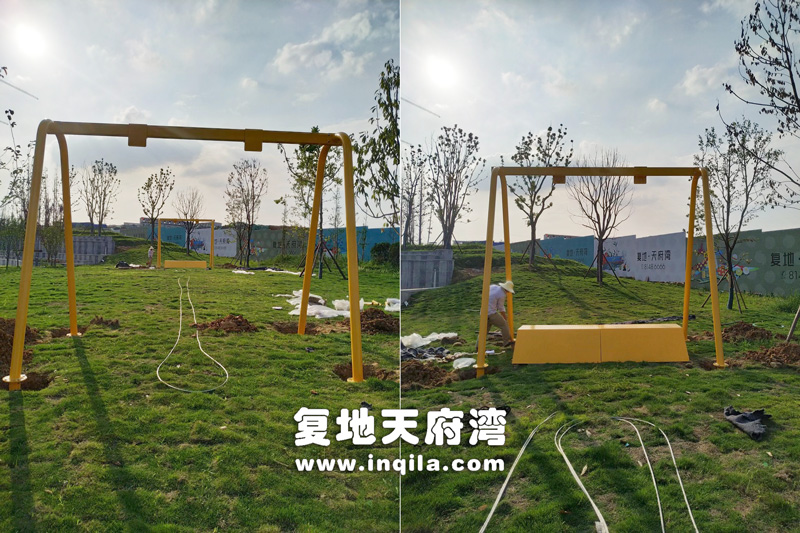 复地集团四川成都天府湾小区滑索定制施工现场2.jpg