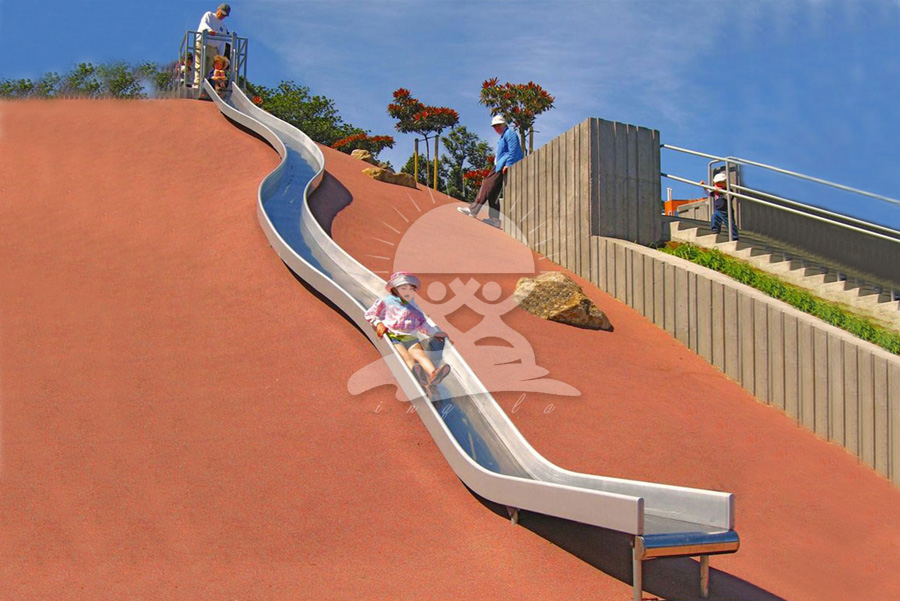 英奇利户外游乐园玻璃钢滑梯不锈钢滑梯厂家定制制作YQL-D09605-S型不锈钢滑梯.jpg