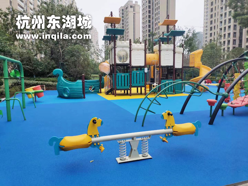 浙江杭州东湖城大型海盗船滑梯组合竣工图