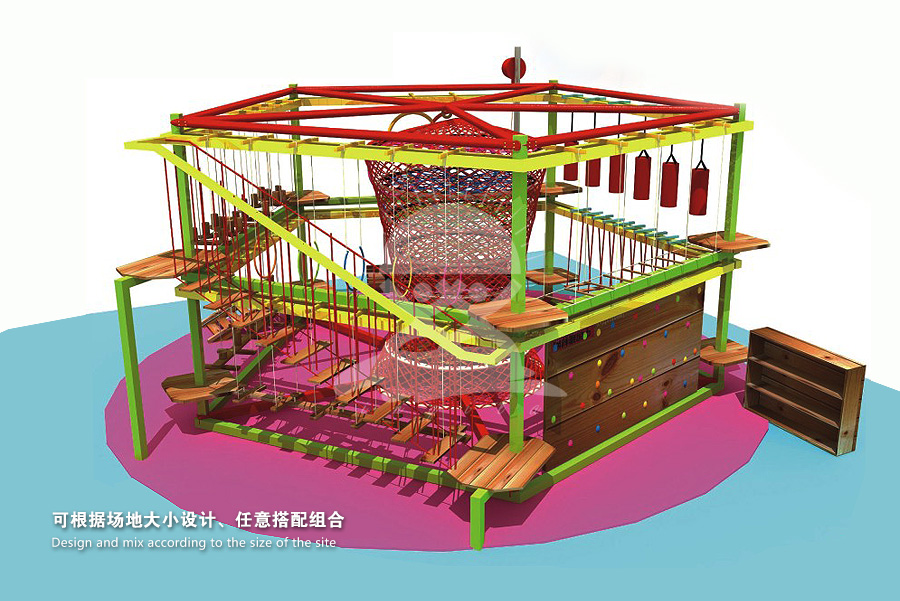 英奇利大型室内儿童淘气堡乐园拓展设备室内拓展训练项目厂家直销YQL-D20702.jpg