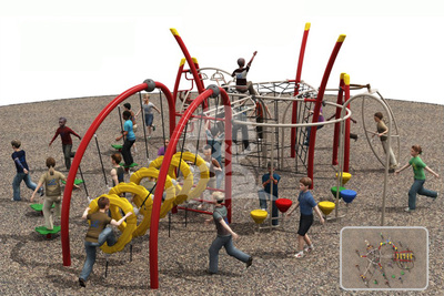 供应大型户外青少年儿童体能拓展训练设备器材价格YQL-D13701