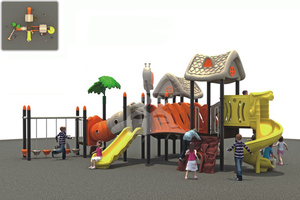 幼儿园儿童室内外大型玩具游乐设备小区公园幼儿园组合滑梯厂家YQL-D01101