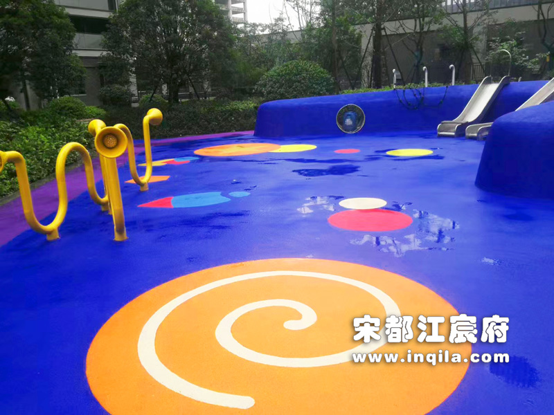 浙江杭州富阳区江宸府小区不锈钢滑梯钻洞传声筒竣工图