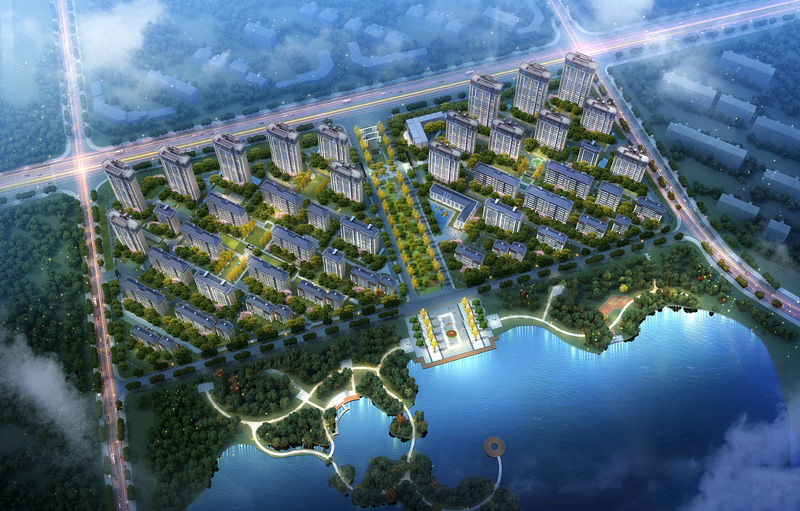 浙江杭州富阳区江宸府小区规划图