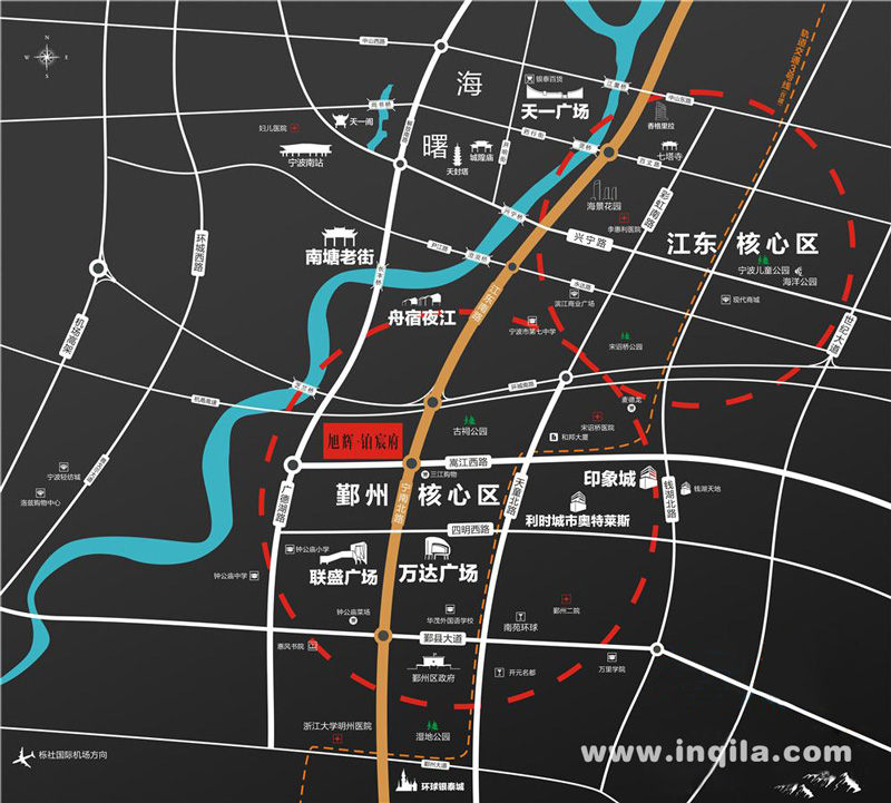 浙江宁波·旭辉铂宸府地位图 浙江宁波·旭辉铂宸府地位图