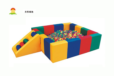 供应幼儿亲子乐园室内儿童软体软包海洋球池波波球池YQL-D40408方形球池