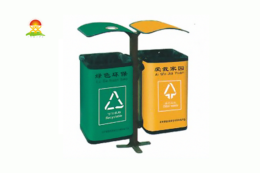 英奇利戶外分類廣告鐵質垃圾箱沖鍍鋅鐵皮垃圾桶生產廠家YQL-D32710.jpg