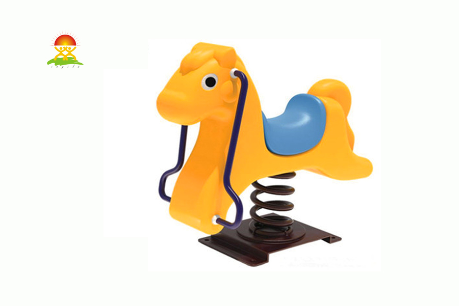 英奇利幼儿园户外儿童弹簧摇摇乐车马厂家yql-d36406弹簧小马摇摇乐