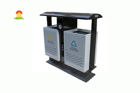 提供户外冲孔式镀锌垃圾桶果皮箱厂家价格直销YQL-D32504