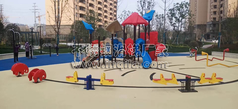 小区户外无动力海盗船滑梯户外健身器材场地定制案例-江苏南通·香槟国际4.jpg