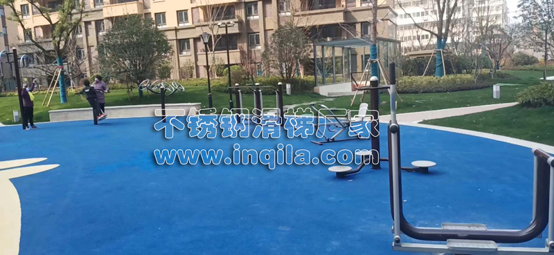 小区户外无动力海盗船滑梯户外健身器材场地定制案例-江苏南通·香槟国际6.jpg