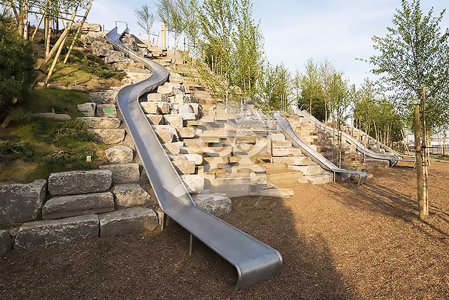 英奇利户外游乐园玻璃钢滑梯不锈钢滑梯厂家定制制作YQL-D09608-S型不锈钢滑梯.jpg