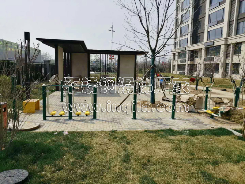 河北石家庄金辉优步大道小区户外健身器材案例