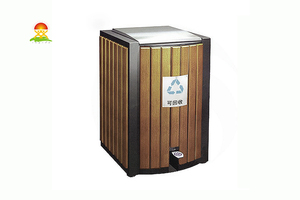 提供室内外钢木垃圾桶箱生产厂家价格直销YQL-D32202
