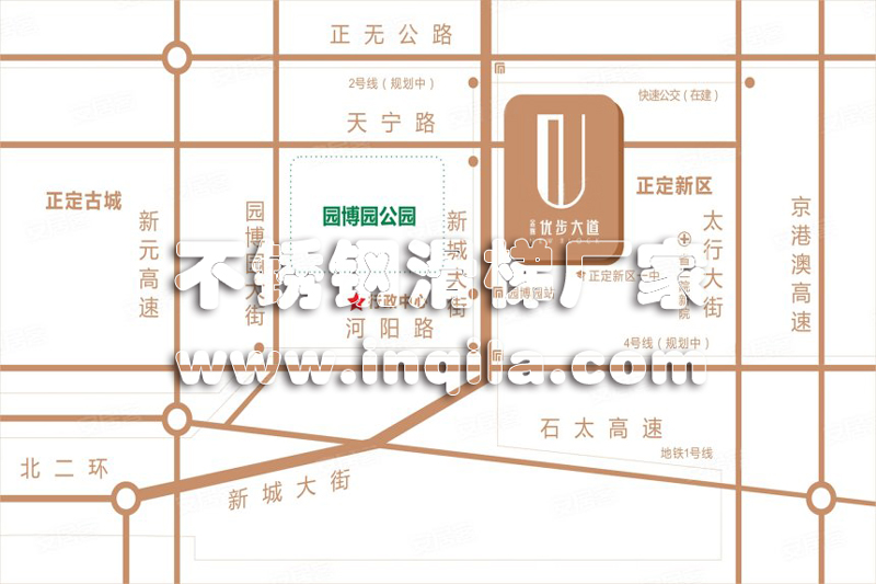河北石家庄金辉优步大道位置图