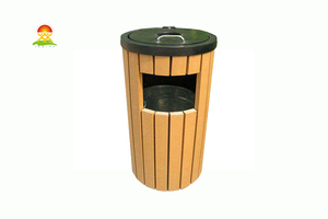 提供室内外钢木垃圾桶箱生产厂家价格直销YQL-D32103