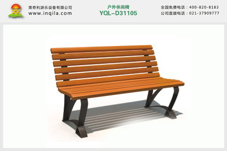 户外铸铁塑木休闲长椅公园椅防腐木休闲椅凳子厂家直销YQL-D31105