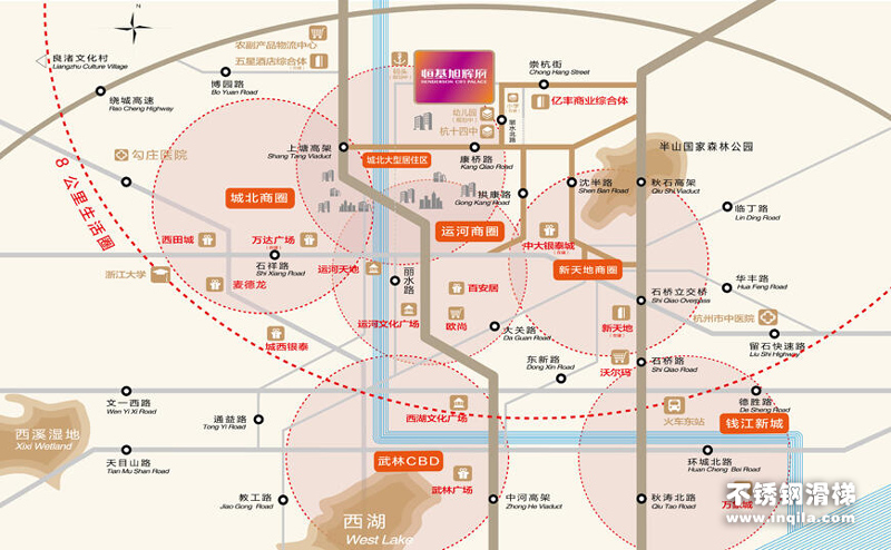 杭州恒基旭辉府位置图