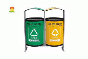 提供户外镀锌垃圾桶果皮箱厂家价格直销YQL-D32708